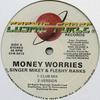 12-дюймовая пластинка SINGER MIKEY, FLESHY RANKS / SCORPI - Money Worries (Клубный микс); Версия / CFR9019 Космическая Сила 1994 США Регги, Ска и Даб