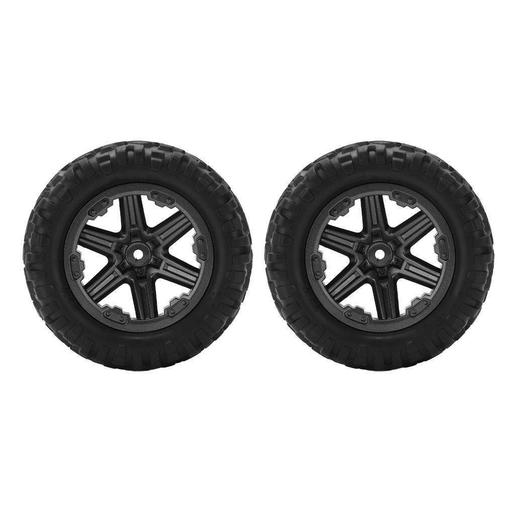 2pcs Remote Control Car Rubber Tyres with Hex Adapter for 1 8 1 10 High Speed Off Road Car Series