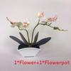 Green Phalaenopsis Faux Plant Bonsai Ornaments For Home Office Special Occasion