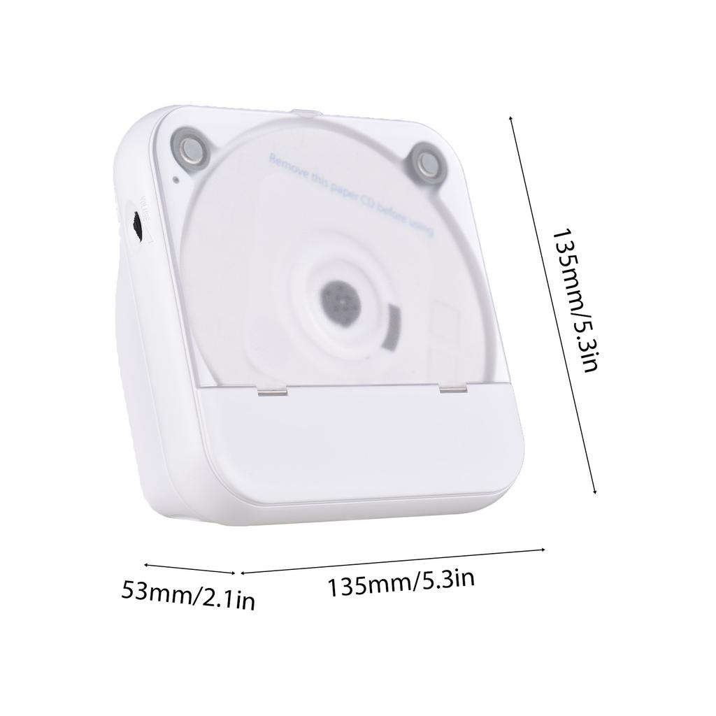 CD Player with Remote Control BT Portable Desktop CD Player for Home LED Screen Display Built-in