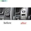 1X For Volvo XC60 2010-2017 Steel Start Button Ignition Switch Cover Trim Silver