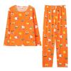 Santa Claus Pajama Set - Crew Neck, Long Sleeve, Sweet & Cute Style, Skin-Friendly Homewear for Dorms