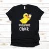 Funny Pickleball Chick T Shirt Womens Sporty Long Sleeve Game Paddle Player Vintage Washed Fashion Comfortable Breathable