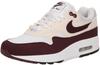 Women's Nike Air Max 1 '87 Sneakers White/night Maroon/phantom Black