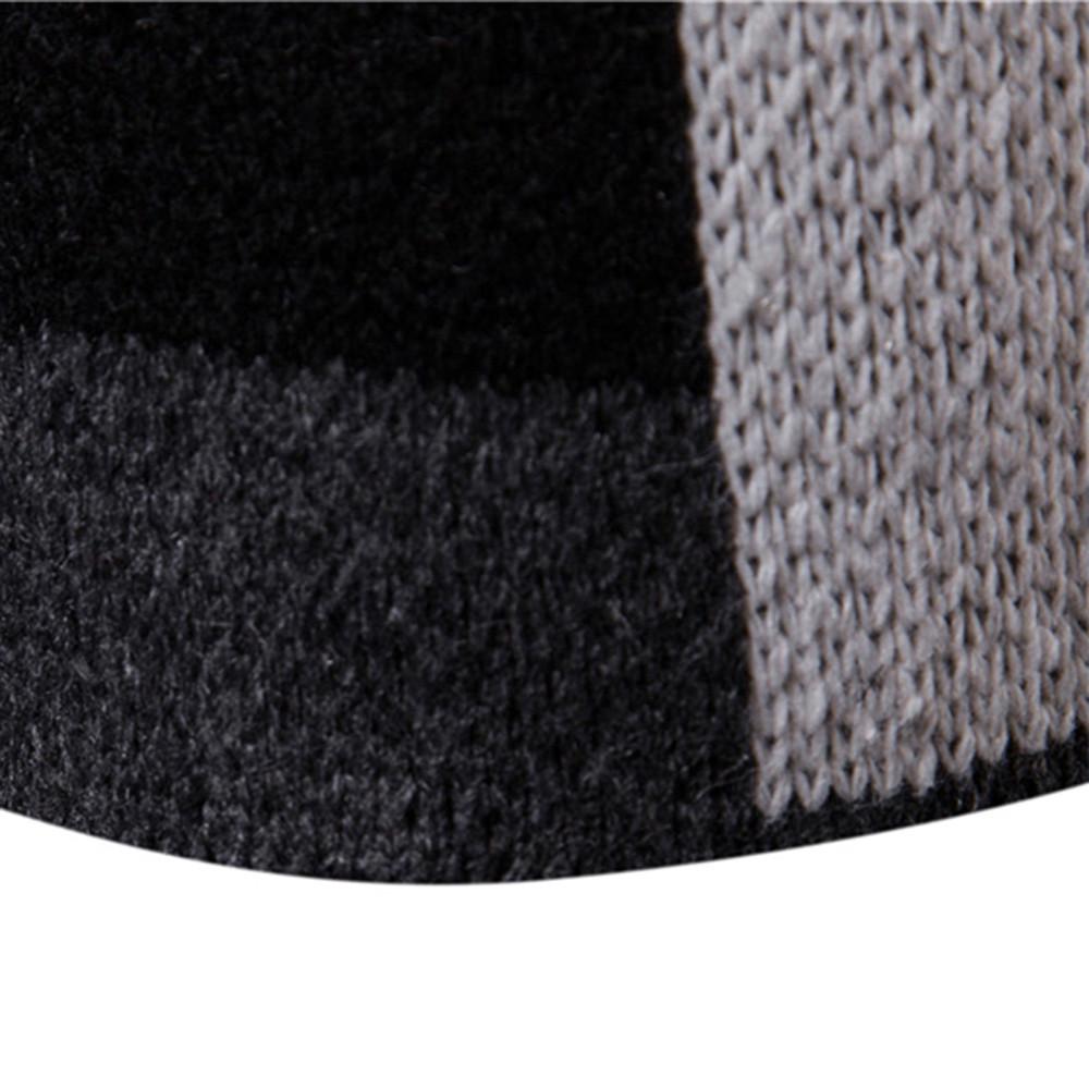 Мужская однотонная вязаная куртка в стиле пэчворк с капюшоном Куртка Кардиган Топы с длинным рукавом Блузка