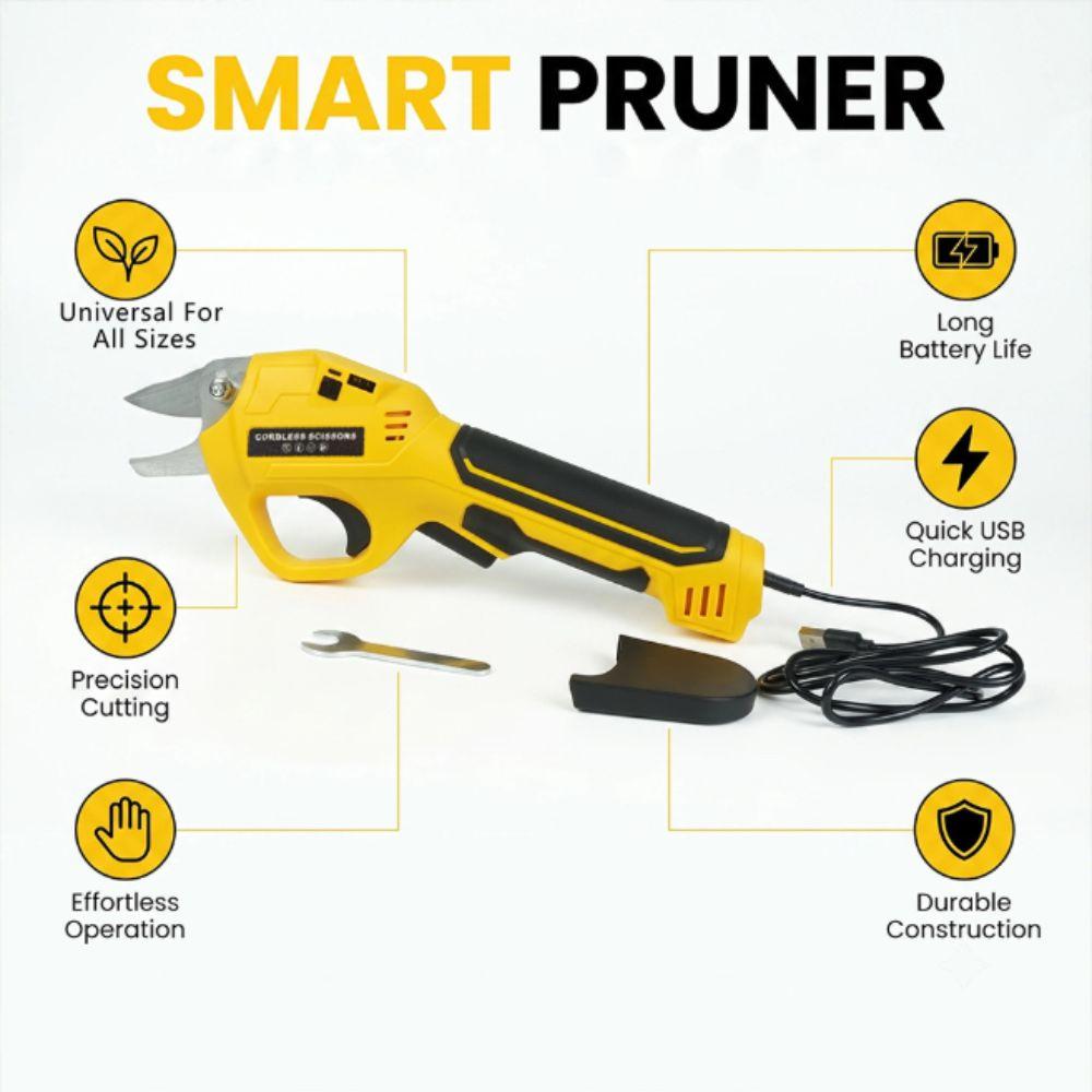Rechargeable Electric Pruner Li‑ion Battery Garden Trimmer Electric Pruning Shears Garden