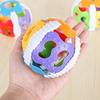 Colorful Rattle Plastic Hand Bell Grip Ball Funny Newborn Baby Infant Toy Gift