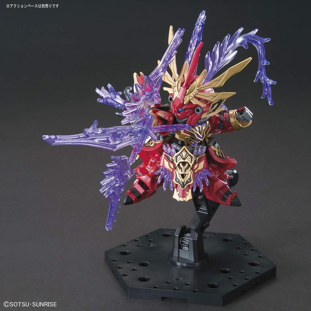 Пластиковая модель лошади с красным кроликом BANDAI SPIRITS SD Gundam Sangoku Soketsuden Lufu Sinanju BAS5057610 и цветовой код