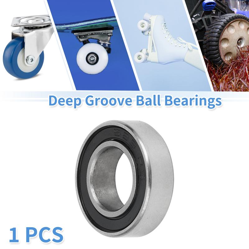 Motoforti 689-2rs Deep Groove Ball Bearings P6 9x17x5mm Lubricated Bearings Double Rubber Seal Scooter Skateboard Wheel
