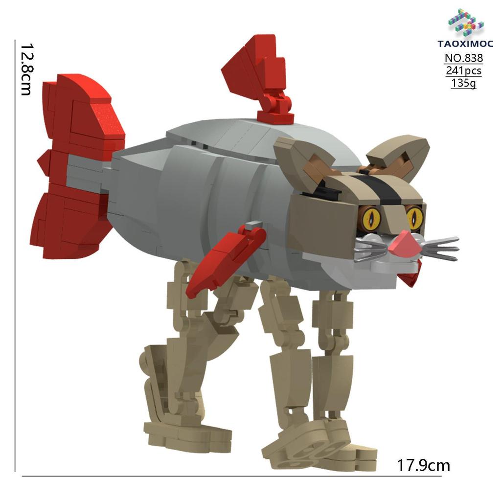 Cross-Border AI Fusion Monster Doll: Classic Mountains & Seas Stick Figure Assembly Toy for Kids