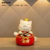 Creative Lucky Cat Decorative Tray Storage Ornaments, Key Storage Furnishings Shoe Cabinet Desktop Home Decorations.