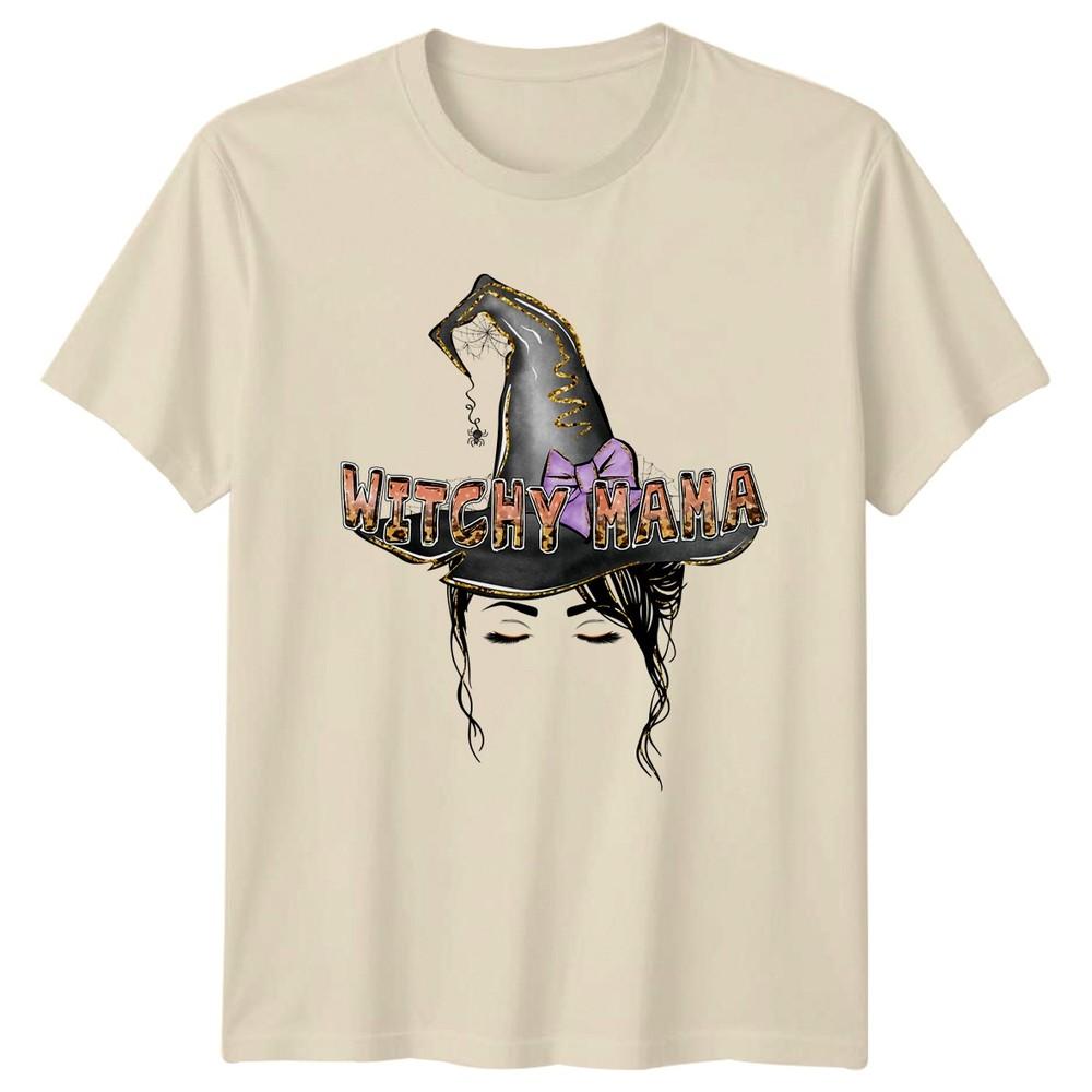 Funny Witchy Mama Unisexs TShirt Motherhood Halloween Gift For Her