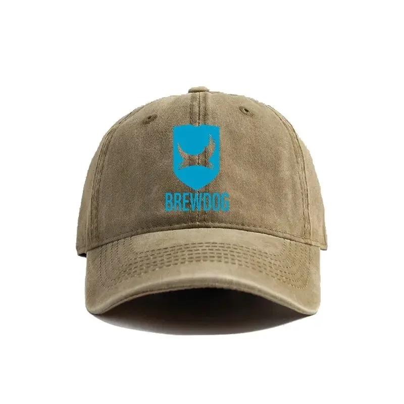 Летние бейсболки Brewdog 2025 года Потертые кепки Дад-кепка Мужские Женские Ретро Кепки для улицы Повседневные Универсальные Защита от солнца