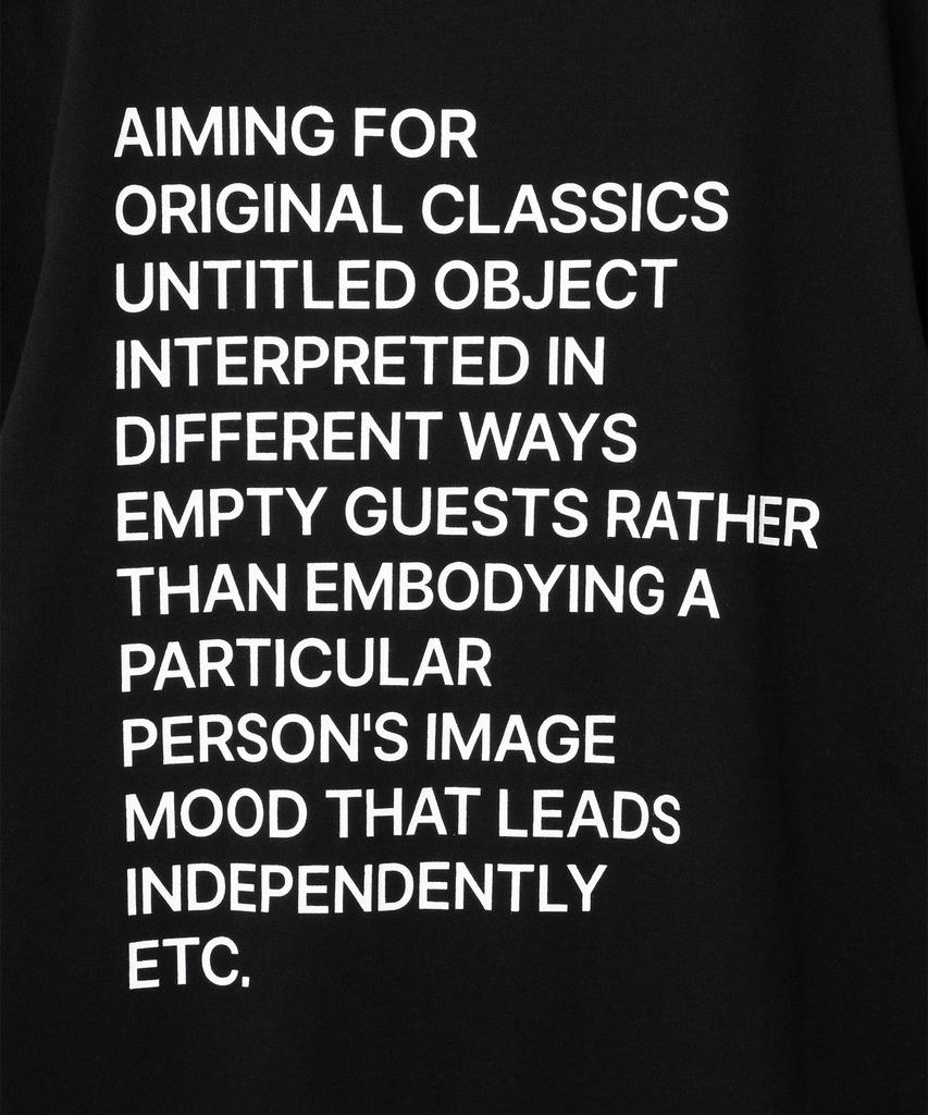 MILLO WOMEN Lettering Archive T-Shirt [Black]