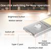 Motion Sensor Light Rechargeable Magnetic Night Light Adjustable Brightness Color Wireless LED Lighting for Closet Hallway
