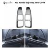 Подходит для Honda Odyssey 2015 2016 2017 2018 19 Аксессуары для внутренней отделки из углеродного волокна, панель для стакана с водой на заднем сиденье, наклейка из ABS