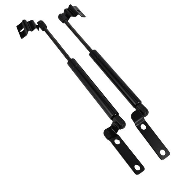 Набор из 2 черных металлических опорных стоек капота для автомобиля