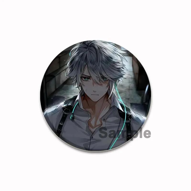 32/44/58 мм значок Genshin Impact, броши ручной работы на одежду, рюкзак, аксессуары для косплея, брошь Alhaitham, мультяшные значки на лацкан, подарки
