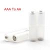AAA To AA Size Cell Battery Box Converter Batteries Holder Plastic Case Adapter Switcher for AAA To AA Battery