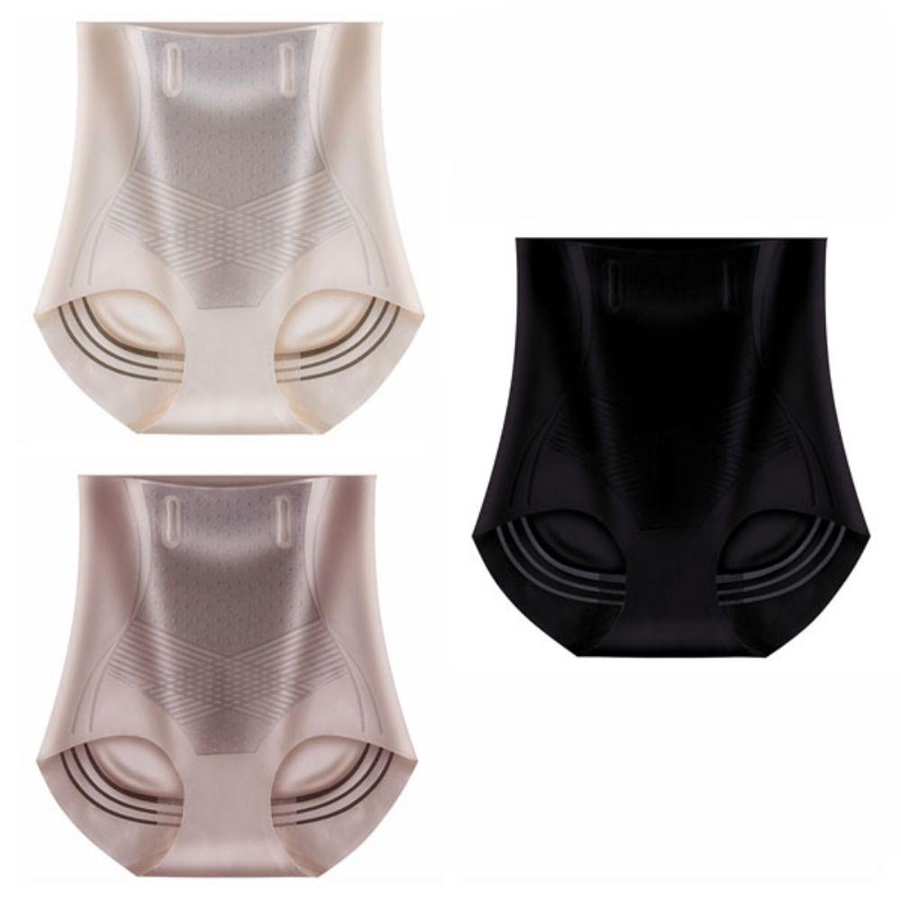 Хлопковое бесшовное нижнее белье с промежностью, утягивающее живот, утягивающие трусики с высокой талией, корректирующее белье для женщин