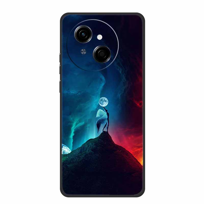Phone Case For Tecno Spark Go 1 S Back Cover Case 6.67" Black Silicone Soft TPU Coque For Tecno Spark Go 1S Case Go1S Funda Para