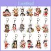 Demon Slayer Christmas Xmas Keychain Merch Figure Tanjirou Nezuko Zenitsu Giyuu