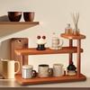 Desktop Organizer Cosmetic Rustic Multifunction Seasoning Storage Rack Cup Holder for