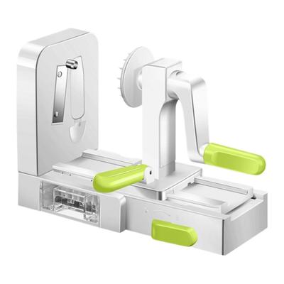 Складная овощерезка-спирализатор с 4 лезвиями, слайсер для фруктов, спирализатор для овощной лапши, для кухни