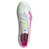 Adidas Predator League Fashion Comfortable Artificial Turf Non-Slip Durable Soccer Shoes Unisex Soccer Shoes White Pink ID3836