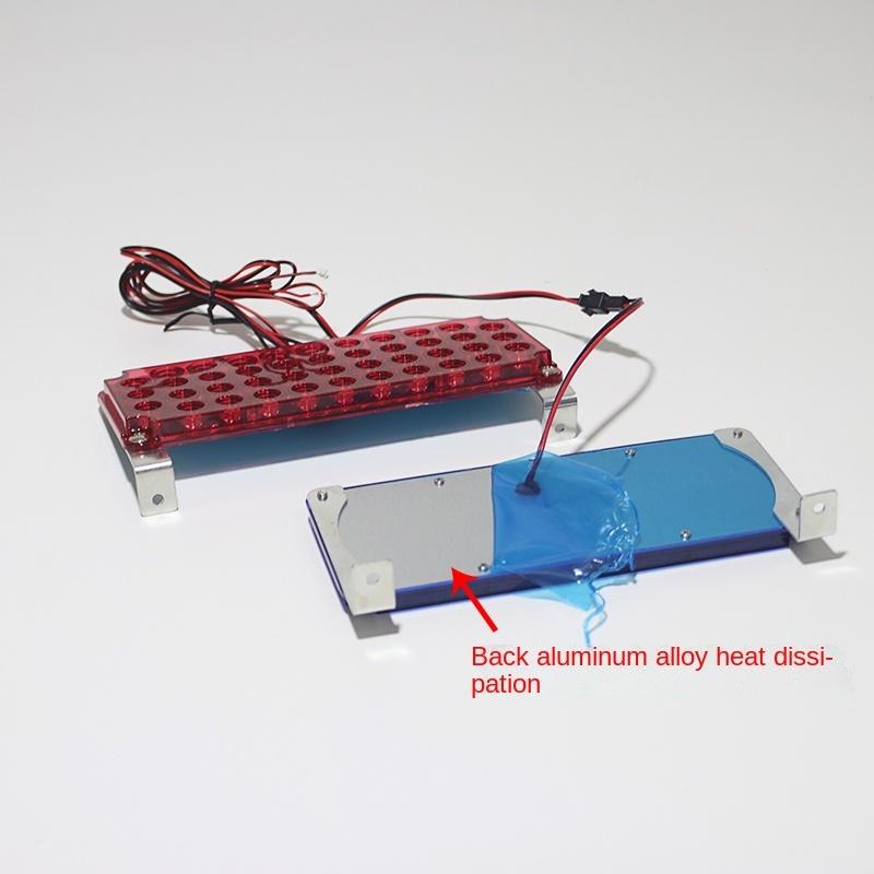 Red Ultra-thin sentry box flash light LED Car SUV Truc 12V 24V Flash alternately warning light barricade signal light Blue