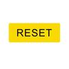 RESET Electrical Control Switch Label - Safety Sign for Power Box
