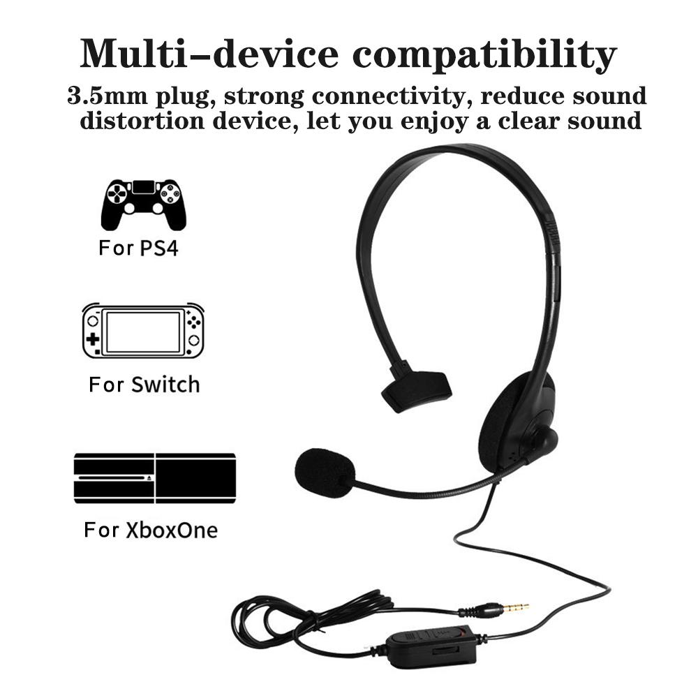 Call Center Clear Voice 3.5mm Wired Headset With Noise Canceling Mic Single-sided Telephone Headphones For Pc Computer Laptop