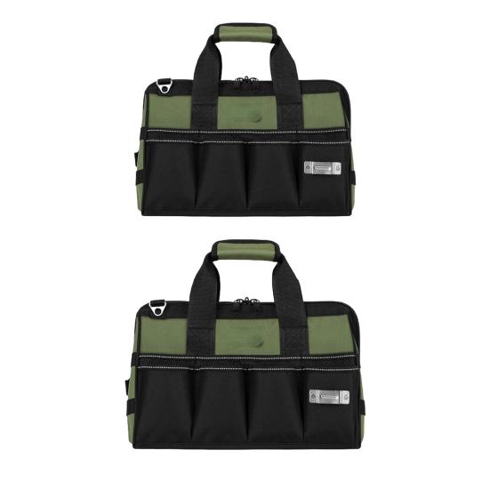 Сумка для инструментов Yousheng Heavy Duty, органайзер для хранения с ручкой, застежкой-молнией, 16 карманов, большая вместимость, сумка для хранения инструментов