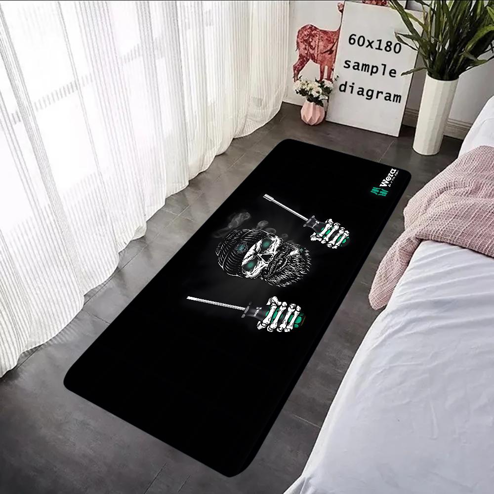 W-Wera-Tools Будь Инструментальным Бунтарем Коврик с Графическим Принтом Фланелевый Коврик для Ванной Кухни Прихожей Ковер Домашний Декор