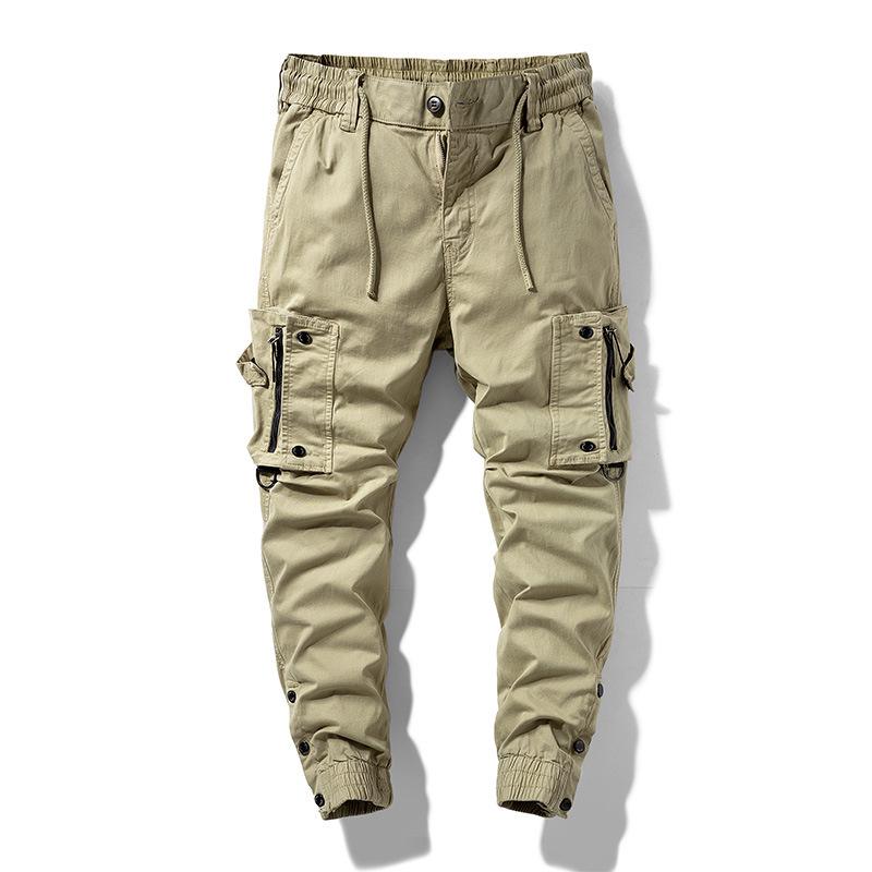 Men's Trendy Multi-Pocket Zipper Jogger Cargo Pants