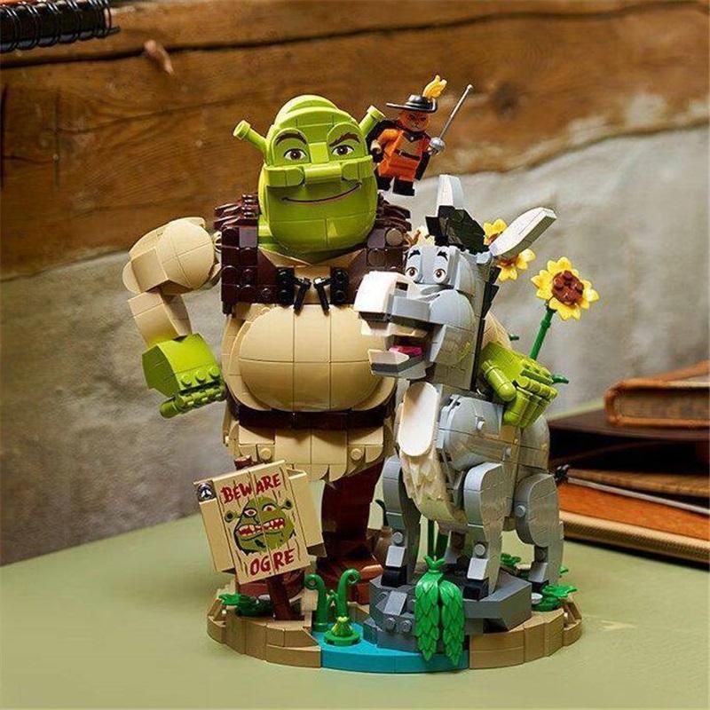 Совместимо с конструктором LEGO Шрек Болотный Кот в сапогах 72423