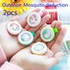 2шт цвет случайный детский противомоскитная пряжка детский браслет для роста москитов наружная детоксикация наклейки от комаров Bebe
