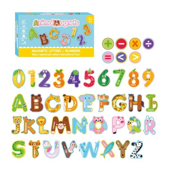 Yousheng Детский образовательный магнит на холодильник Алфавит Число Фрукт Животное Дошкольное обучение Дом Кухня Белая доска Шкафчик Холодильник Магнитный