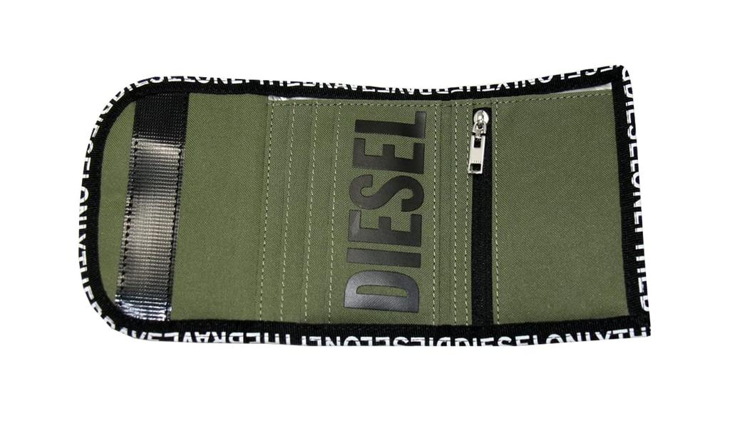 Wallet Wallet Trifold Wallet Wallet Velcro Logo [Diesel] Men's [Item]