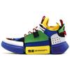 Li Ning Way Of Wade Амортизирующие Нескользящие Средневысокие Винтажные Баскетбольные Кроссовки Женские Синий Зеленый Желтый AGWN024-1