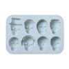 Cake Making CupCake Halloween Chocolate Mold Skull Gummies Candy Ice Tray Silicone Pudding Mould