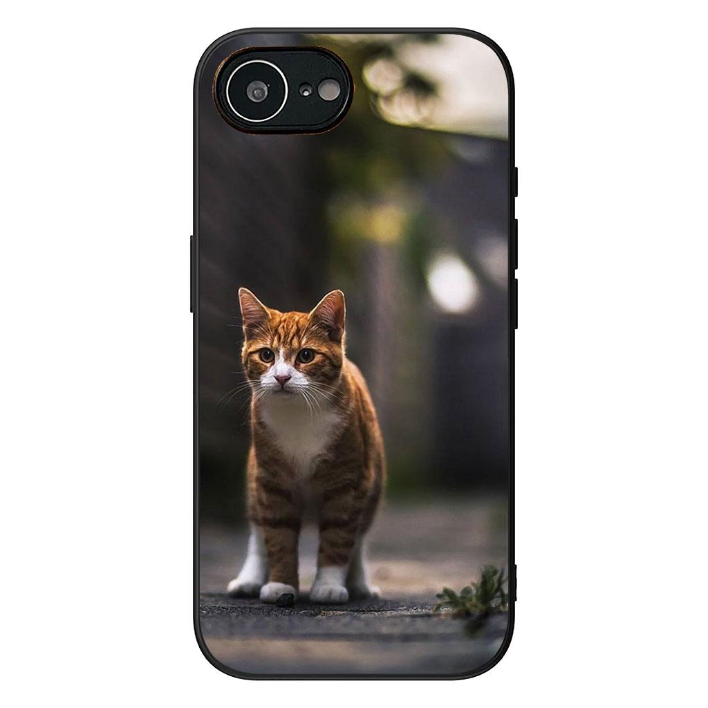 Чехол для Apple iPhone 16 15 14 Plus 13 12 Mini 17 Pro Max + ProMax 16E Air 16+ 15+ Coque Чехол для телефона Котенок Кошка