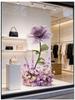 Purple Artificial Flowers for Window Display, Scene Decoration, and Clothing Store Visual Merchandising