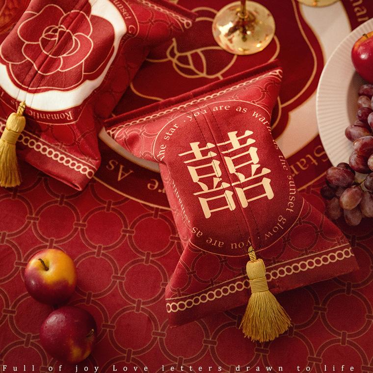 Чехол для коробки с салфетками в стиле ретро, кисточка, восточный стиль, гостиная, спальня, автомобиль, креативный держатель с принтом, идея для подарка 18x24 см