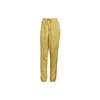Originals Trefoil Logo Embroidered Striped Cuff Sports Pants Women Bottoms Yellow GU0805