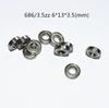 Bearings 686/3.5ZZ 10Pieces Metal Sealed  6*13*5(mm) 6*13*3.5(mm)