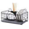 Earth Tray X Super Fast Water TITIROBA Dish Drainer Basket with Diatomaceous Earth Tray Slim Dishware Kitchen Dish Drainer Rack Space Saving Single