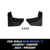 Брызговики для Tesla Новая Модель Y 2025 Запуск Juniper Без Сверления/Скотча Брызговики Крылья Брызговики Брызговики