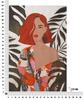 Wall Printing Painting  Lady Jungle -A- Cm 80X2,8X120