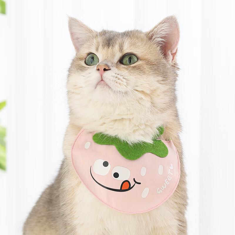 Silver Gradient Cat Scarf Bib - Cute Kitten Accessories for Spring and Autumn